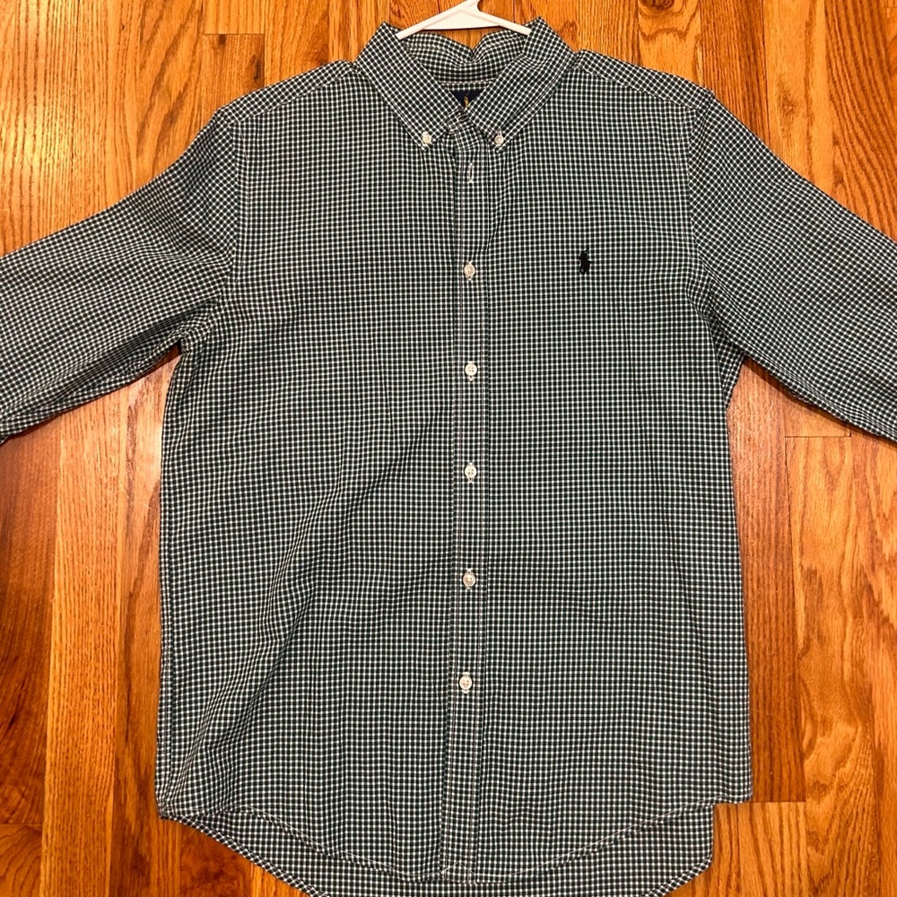 Ralph Lauren Boys Check Button-Down Shirt